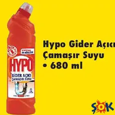 HYPO GİDER AÇICI ÇAMAŞIR SUYU 680 ML